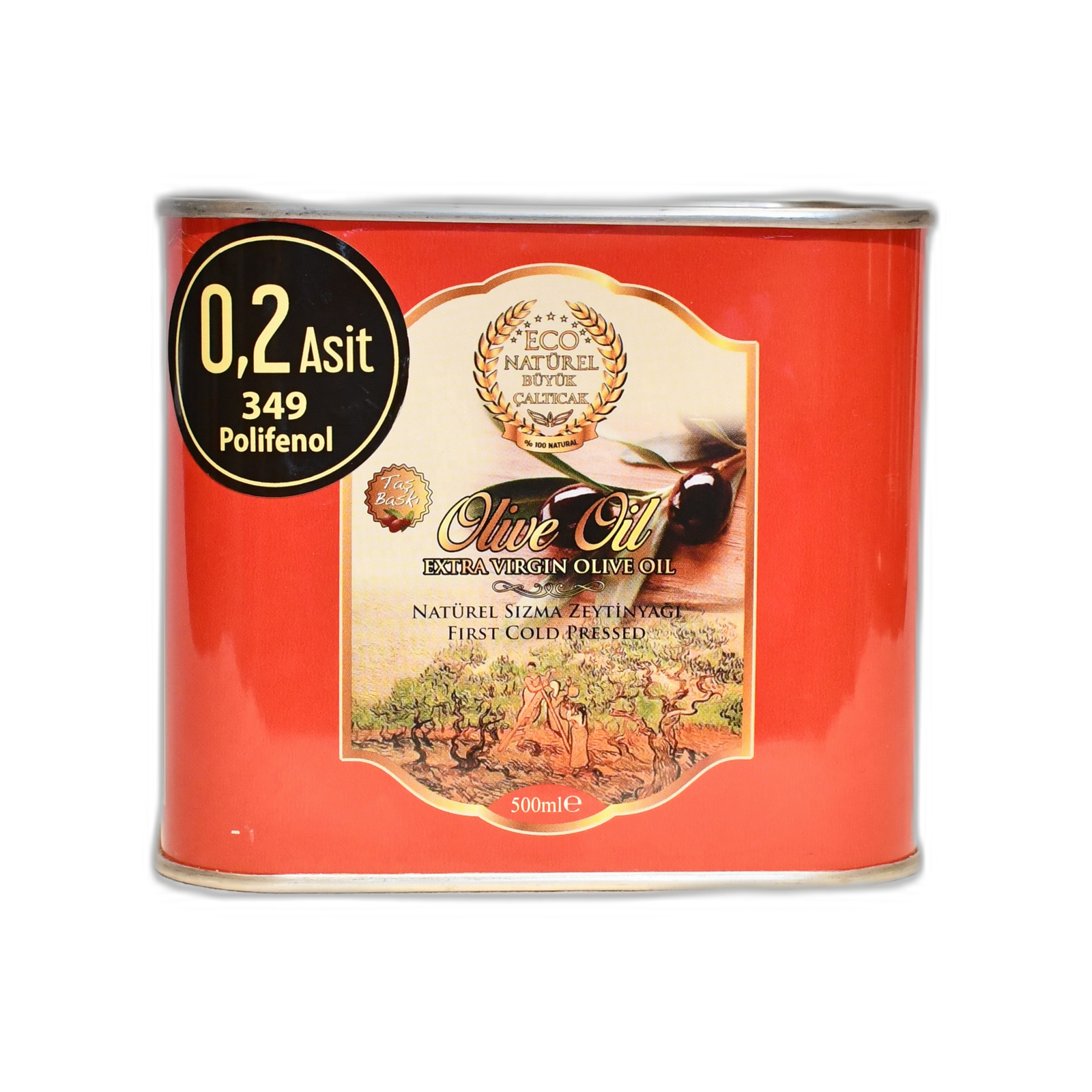 Eco Natural Sızma Zeytinyağı – 500 ml Kutu