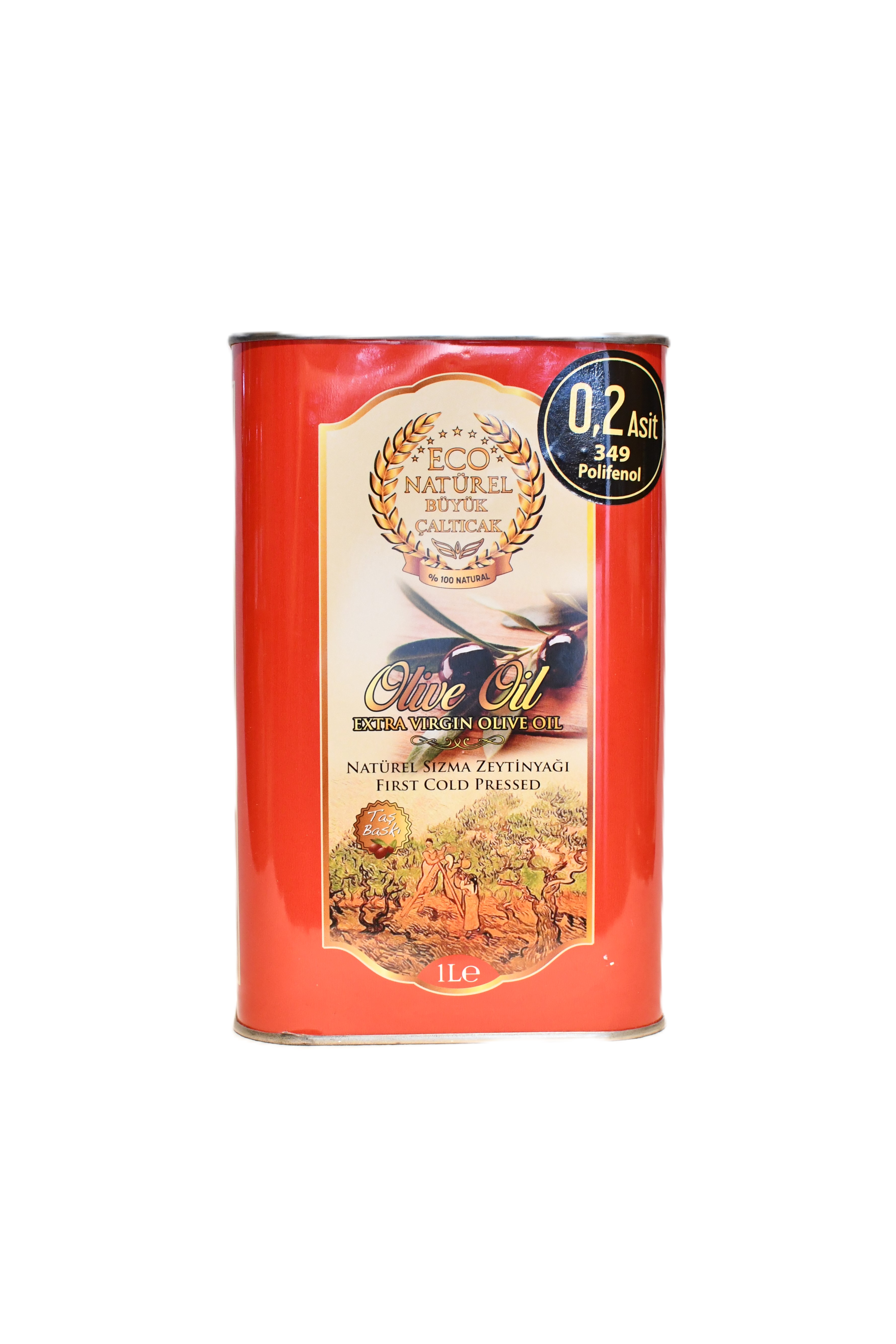 Eco Natural Extra Virgin Olive Oil – 1 L Tin